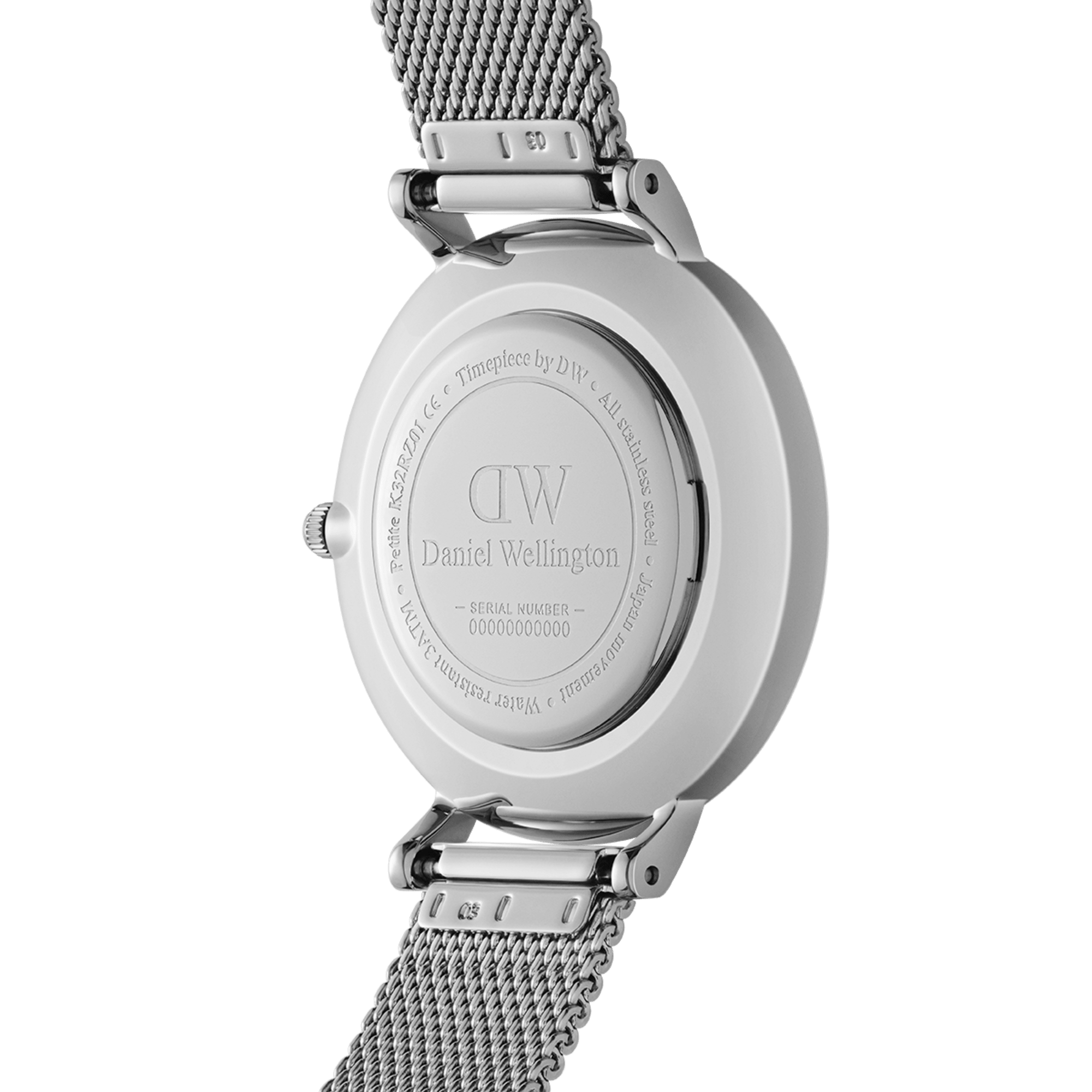 DW Petite Sterling Black Silver Watch