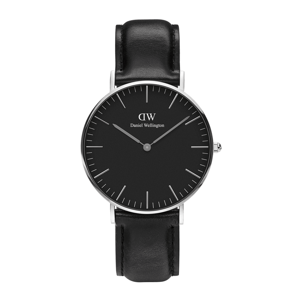 DW Classic Sheffield Black Silver Watch