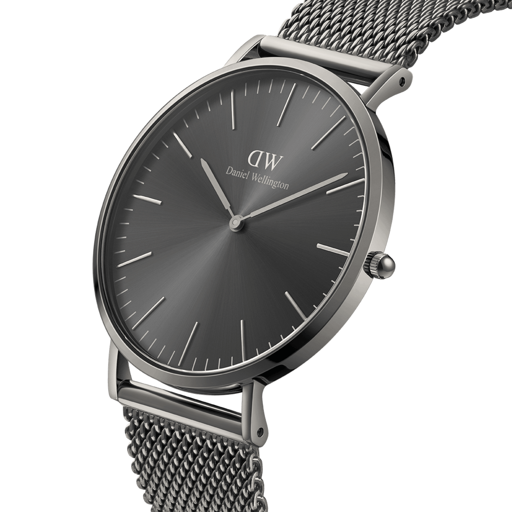 DW Classic Mesh Graphite Watch