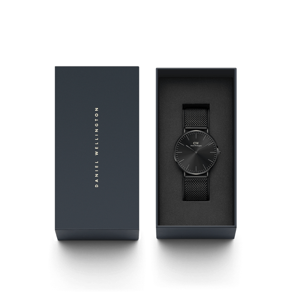 DW Classic Mesh Onyx Black Watch
