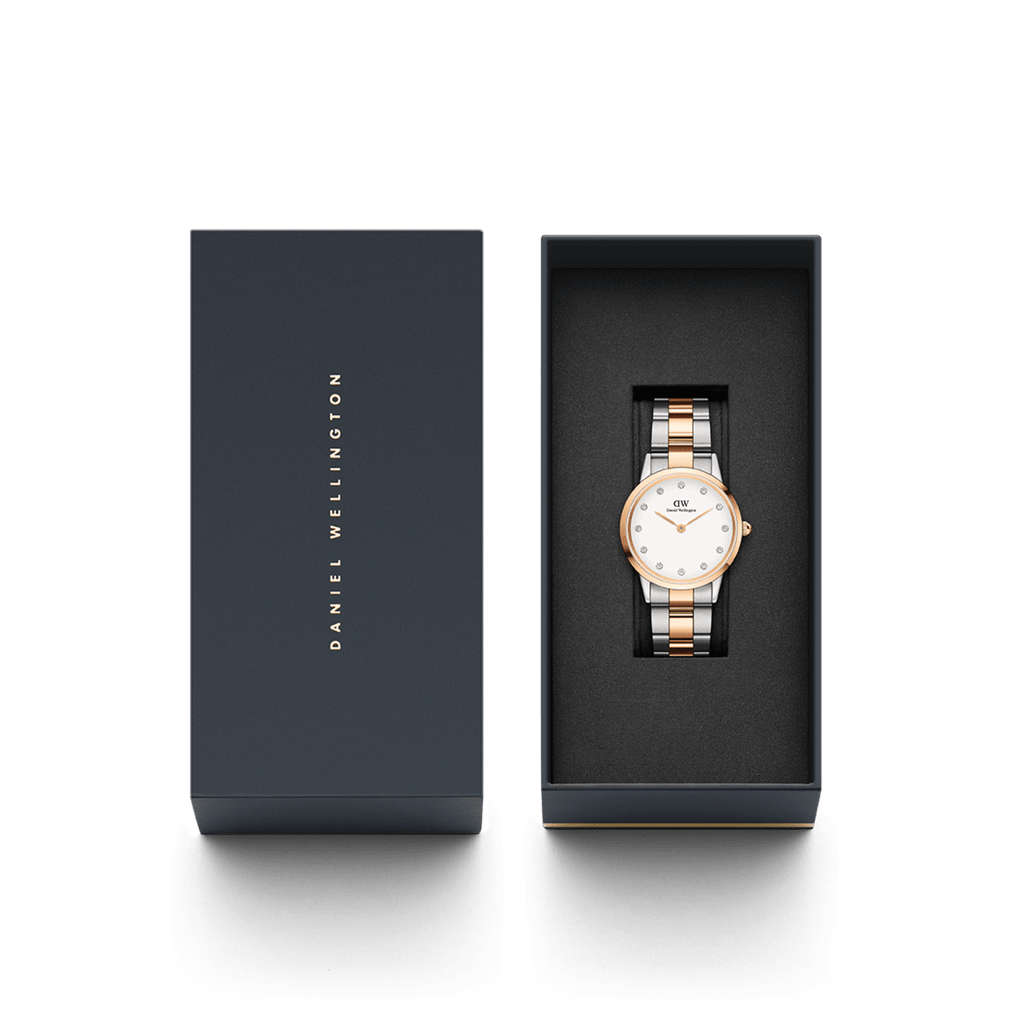 DW Iconic Link Lumine Rose Gold Watch