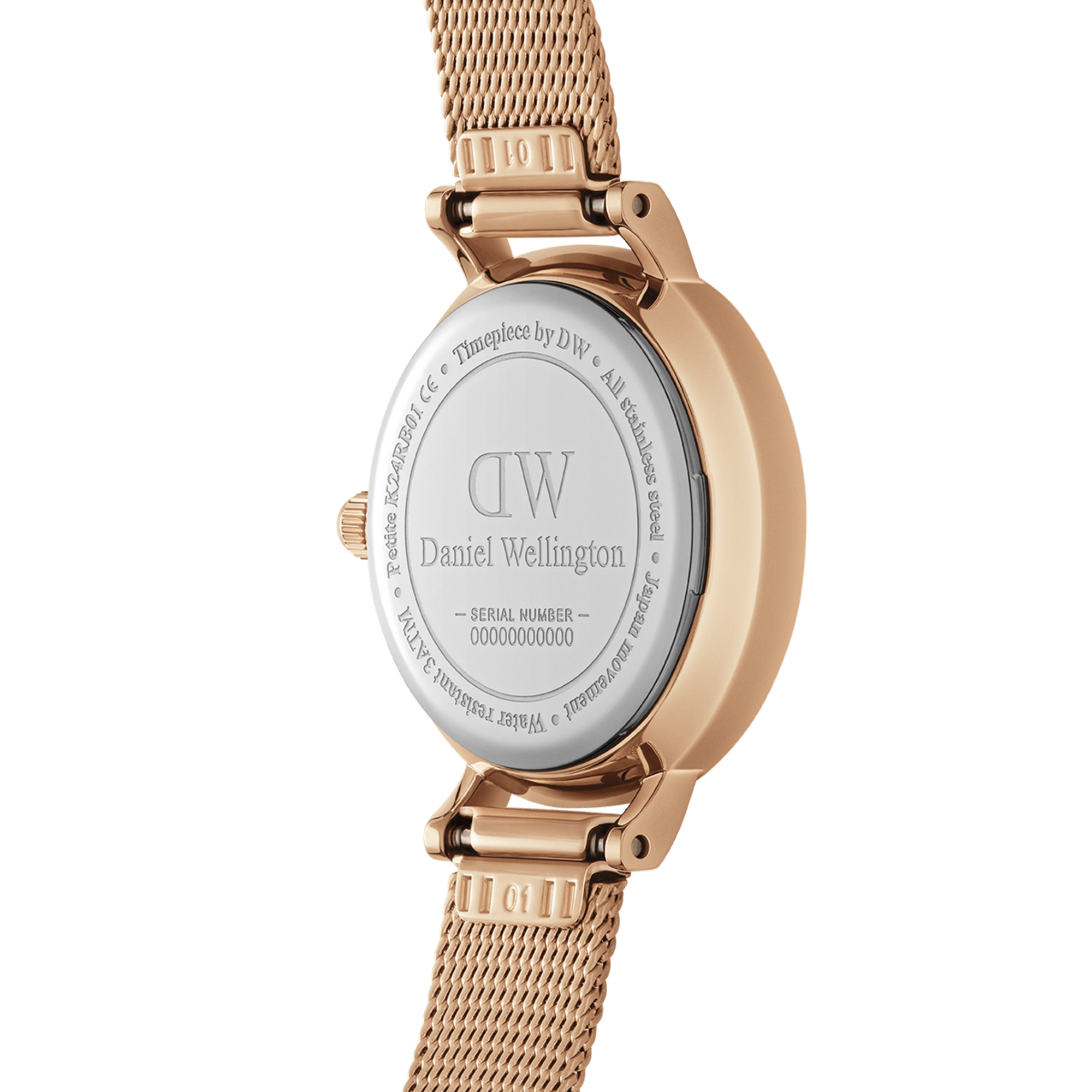 DW Petite Pressed Melrose Rose Gold Watch