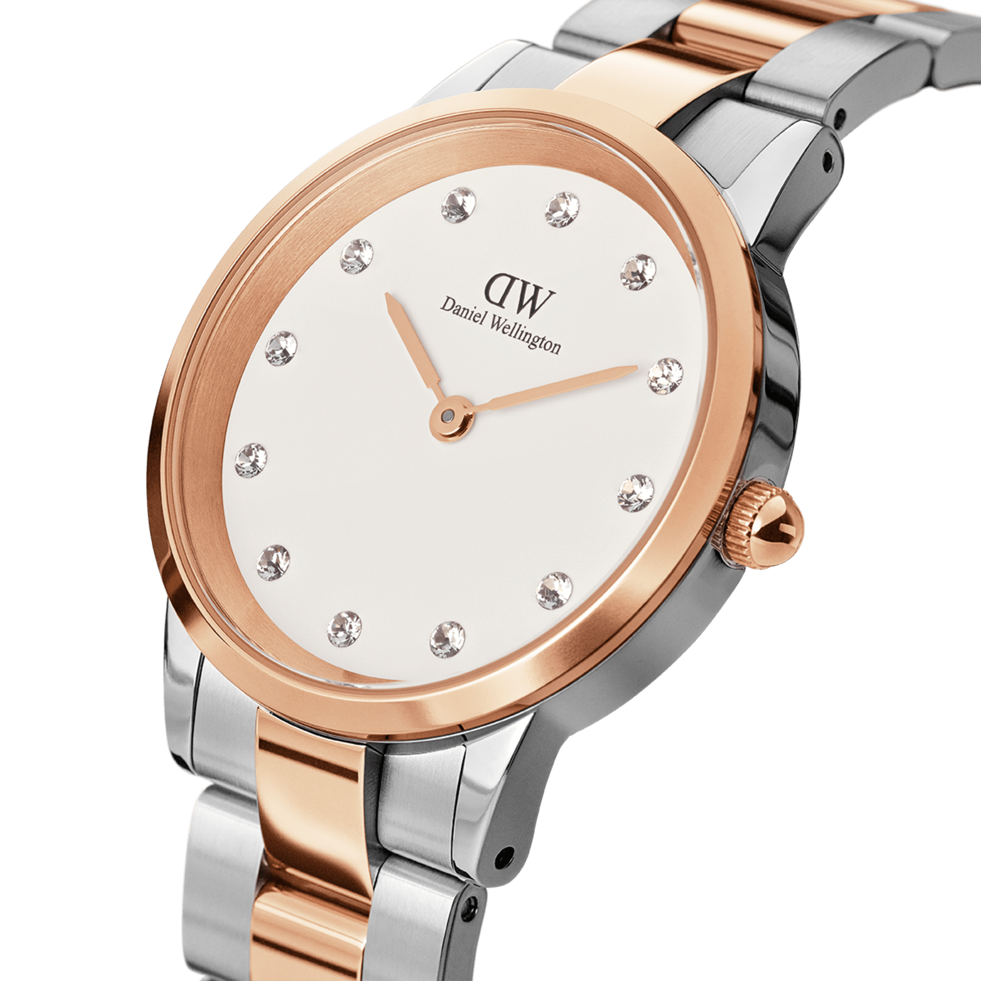 DW Iconic Link Lumine Rose Gold Watch