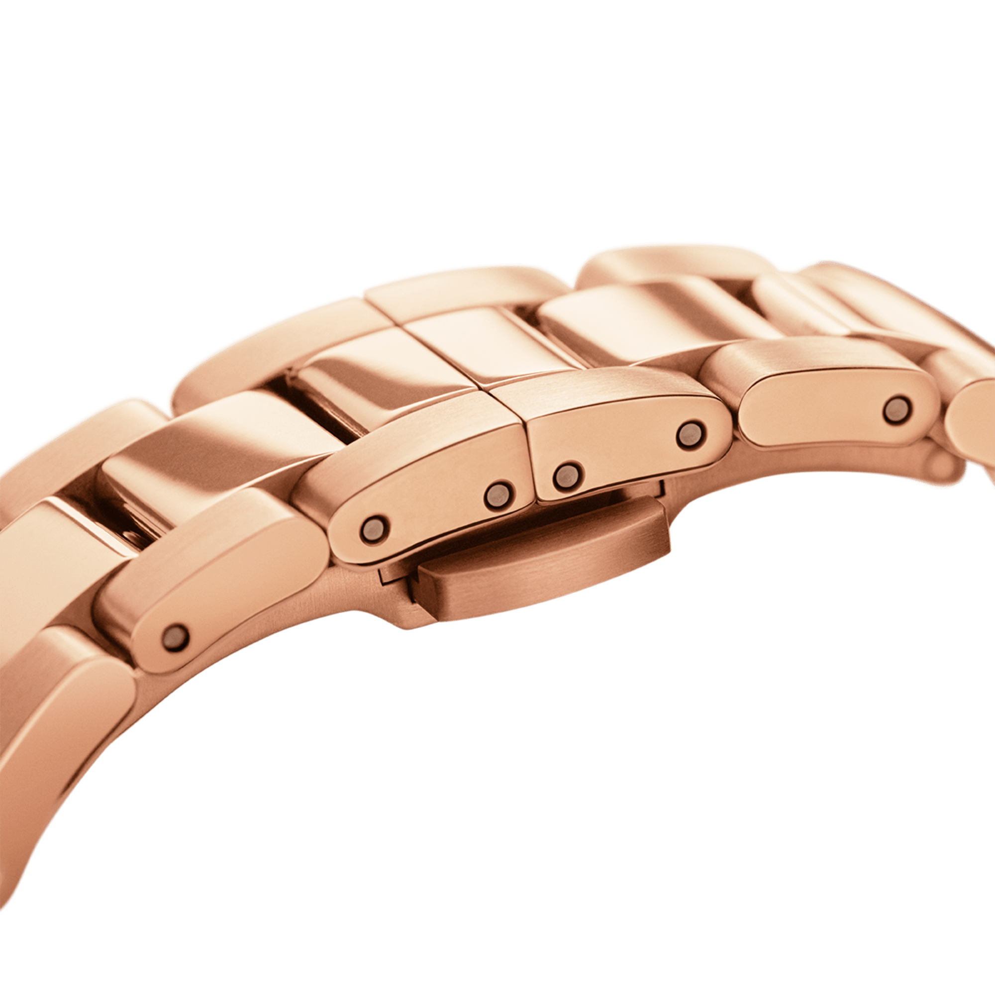 DW Iconic Link Black Rose Gold Watch
