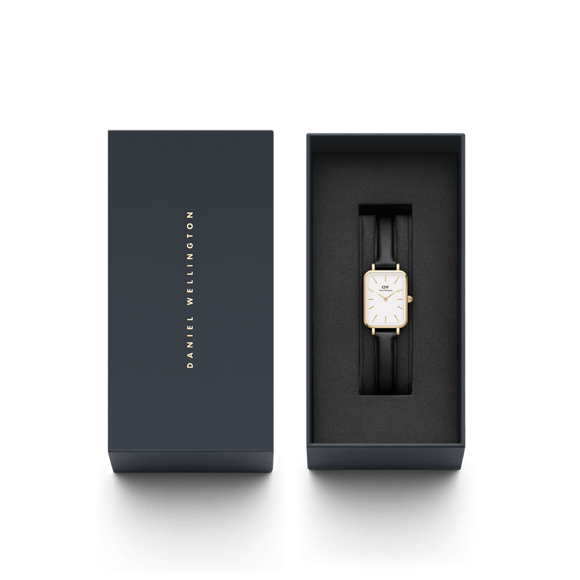 DW Quadro Pressed Sheffield Gold Watch