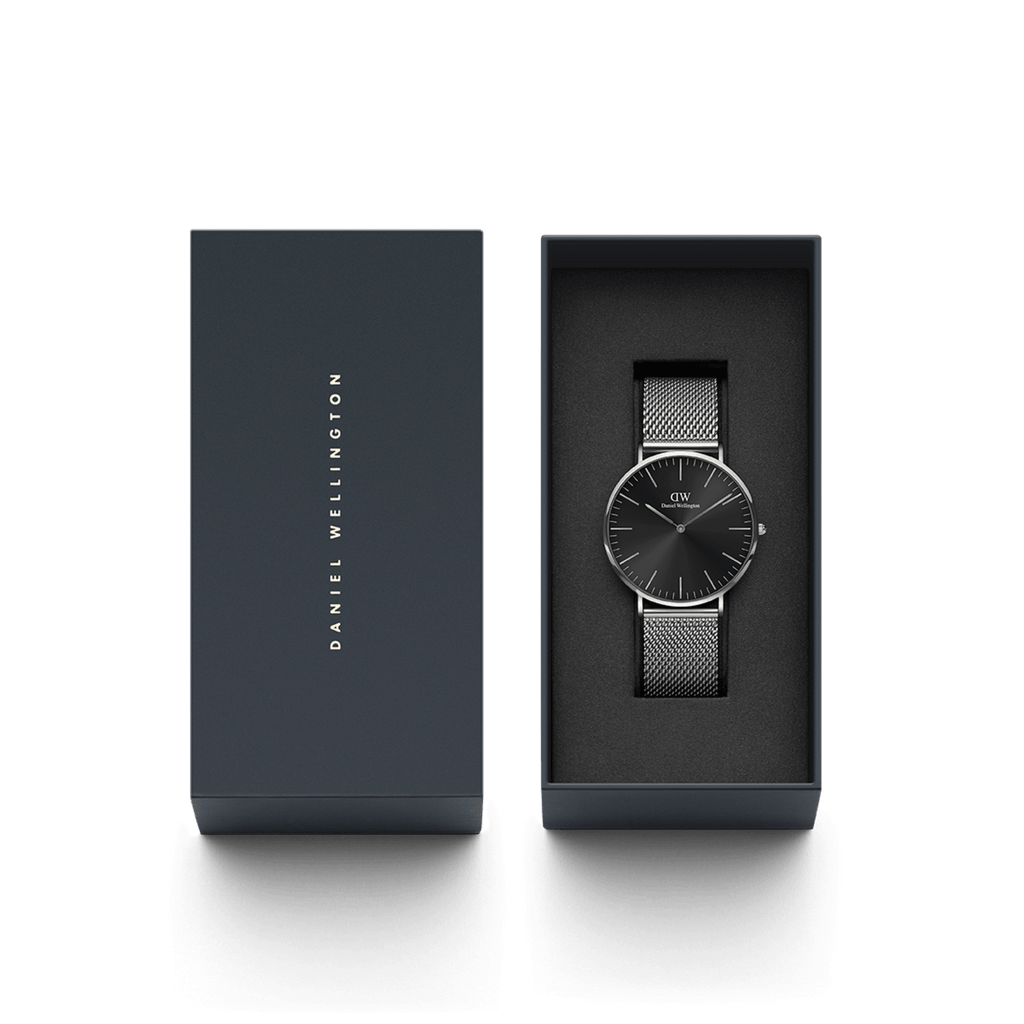 DW Classic Mesh Onyx Watch
