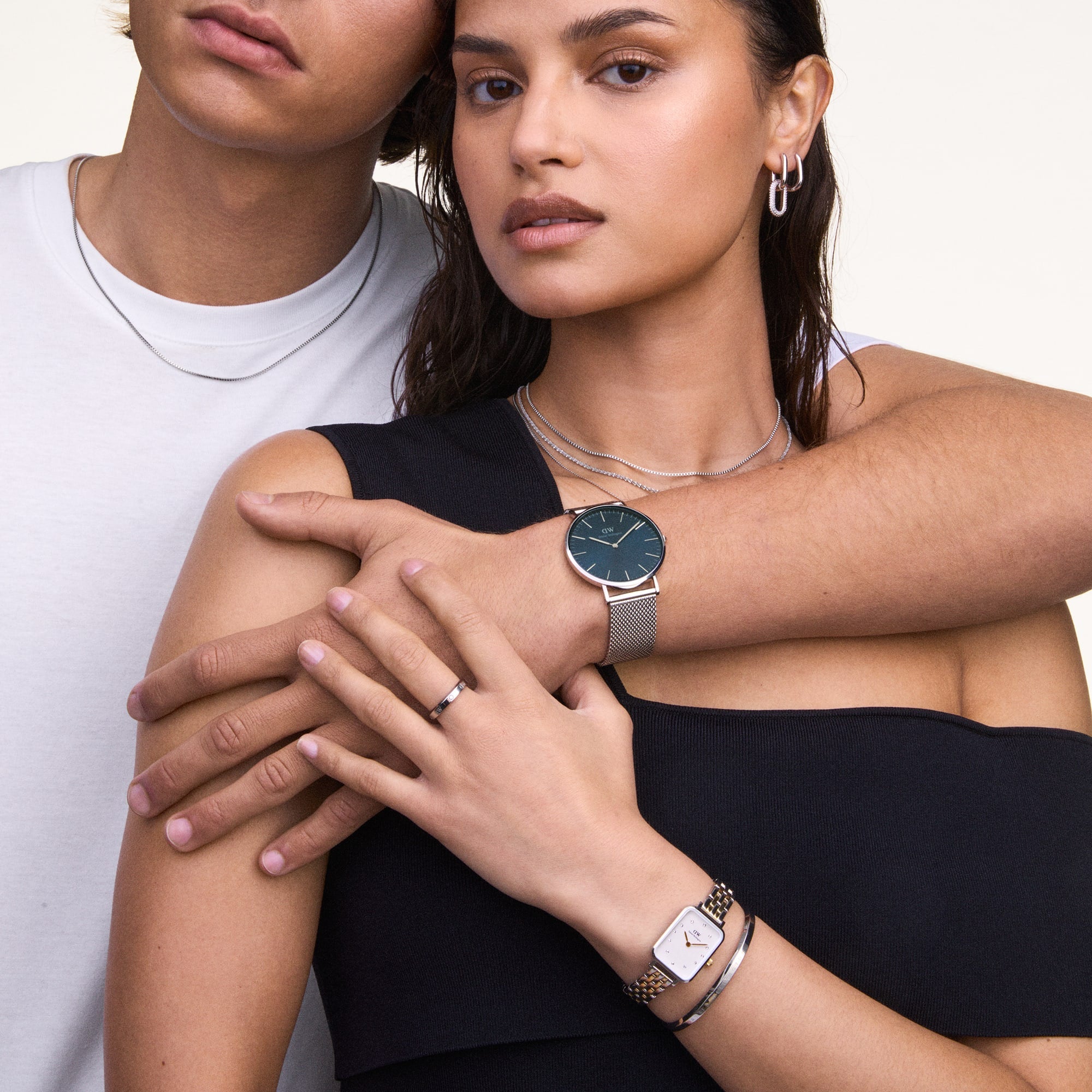 DW Classic Mesh Onyx Watch