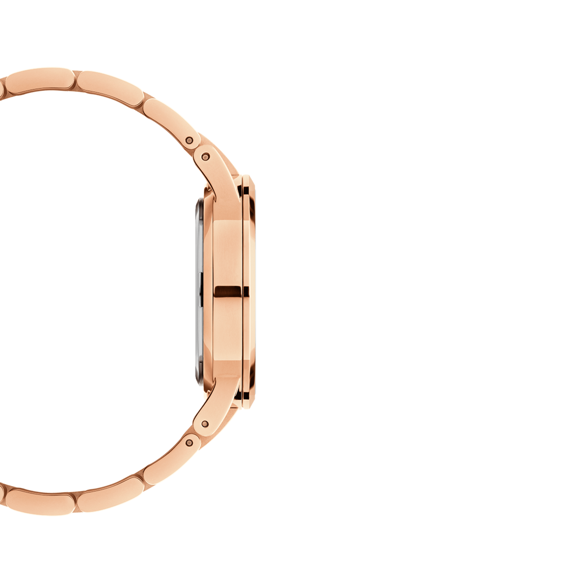 DW Iconic Link Black Rose Gold Watch