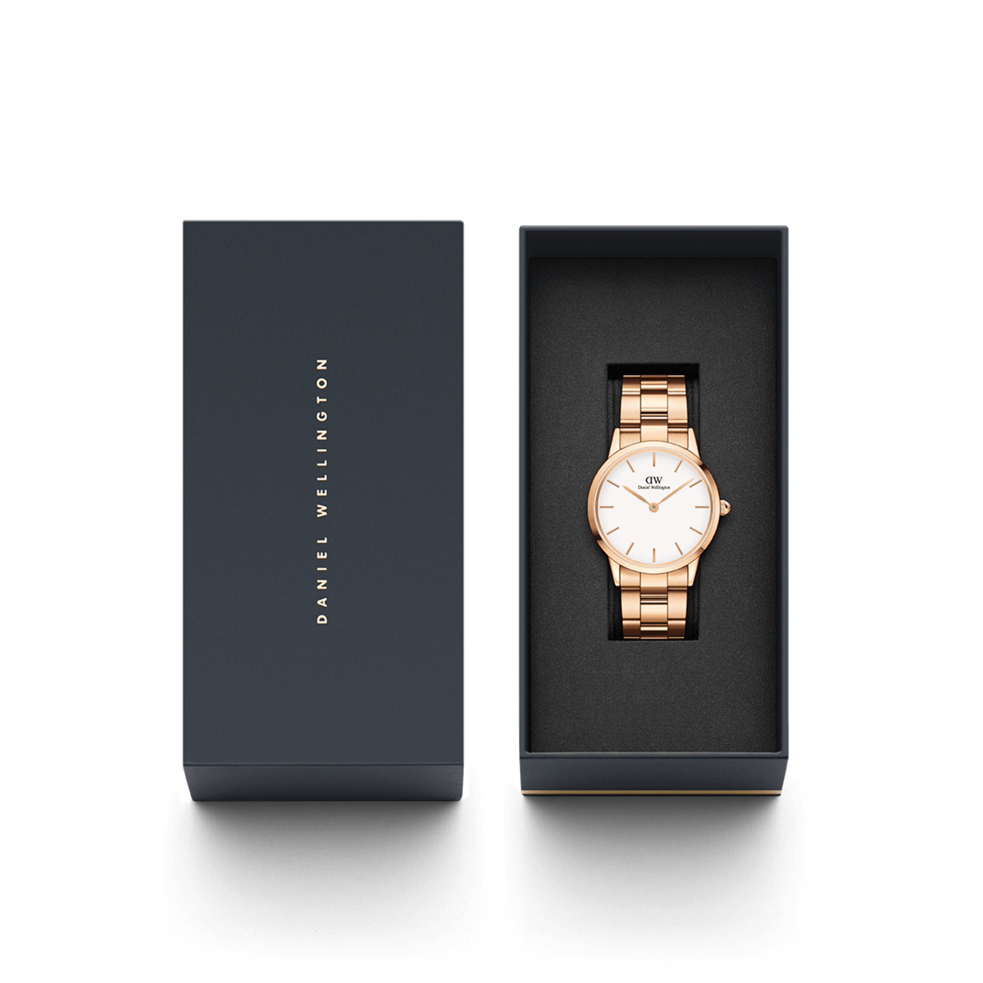 DW Iconic Link Rose Gold Watch