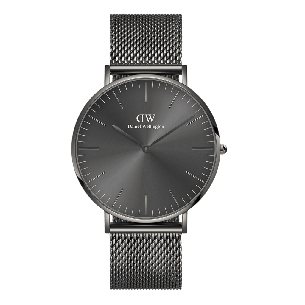 DW Classic Mesh Graphite Watch