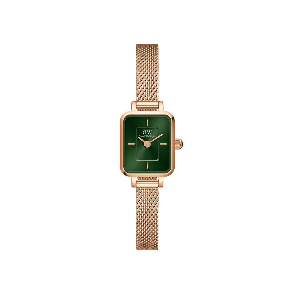 DW Quadro Mini Melrose Emerald Watch