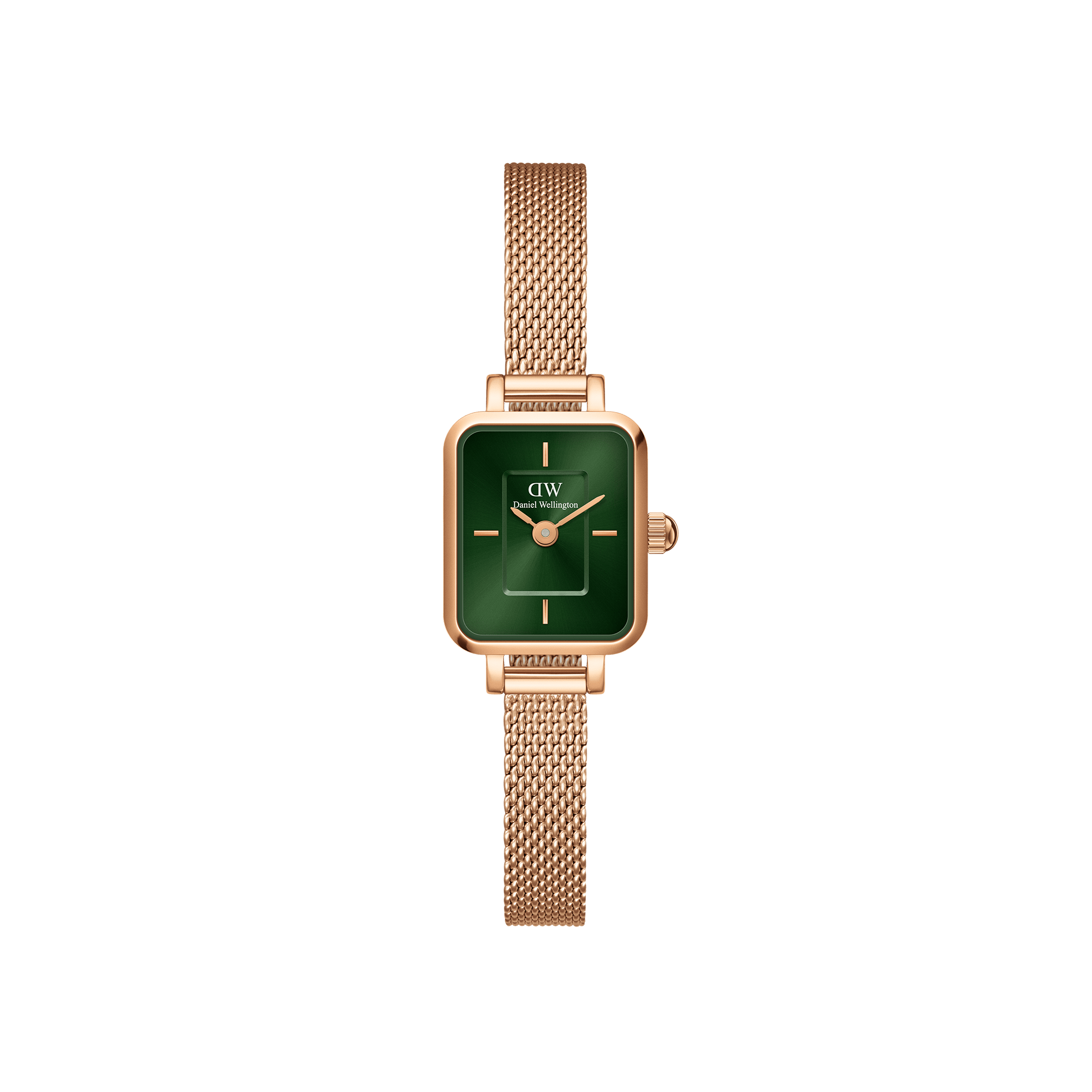DW Quadro Mini Melrose Emerald Watch