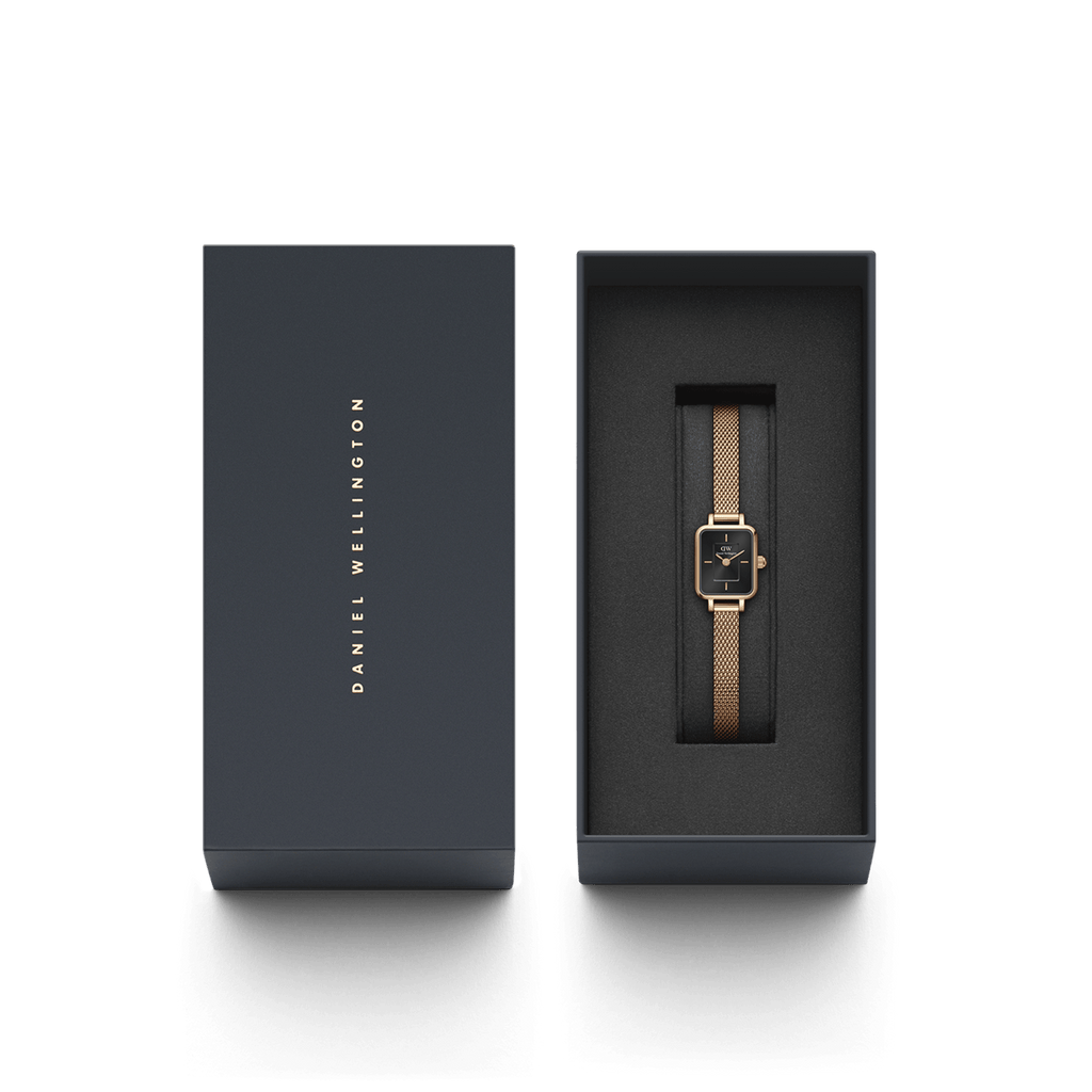 DW Quadro Mini Melrose Onyx Watch