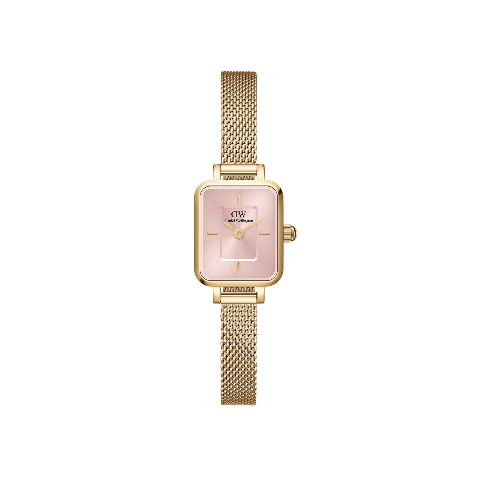 DW Quadro Mini Evergold Blush Watch