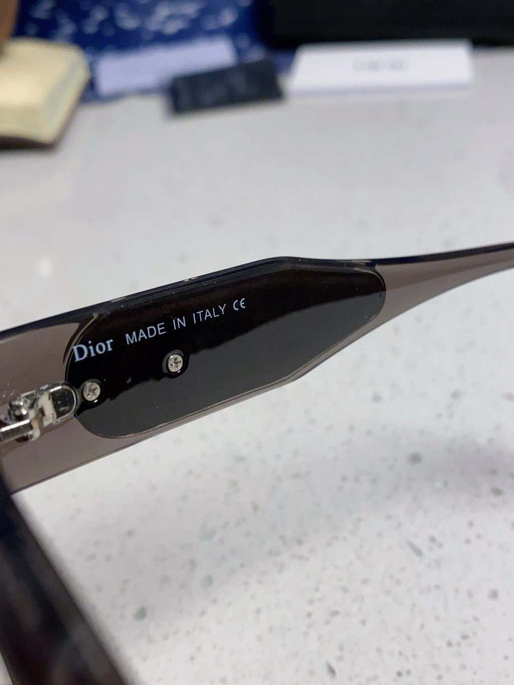 DIOR MONTAIGNE SUNGLASS 578112 IN BROWN ACETATE