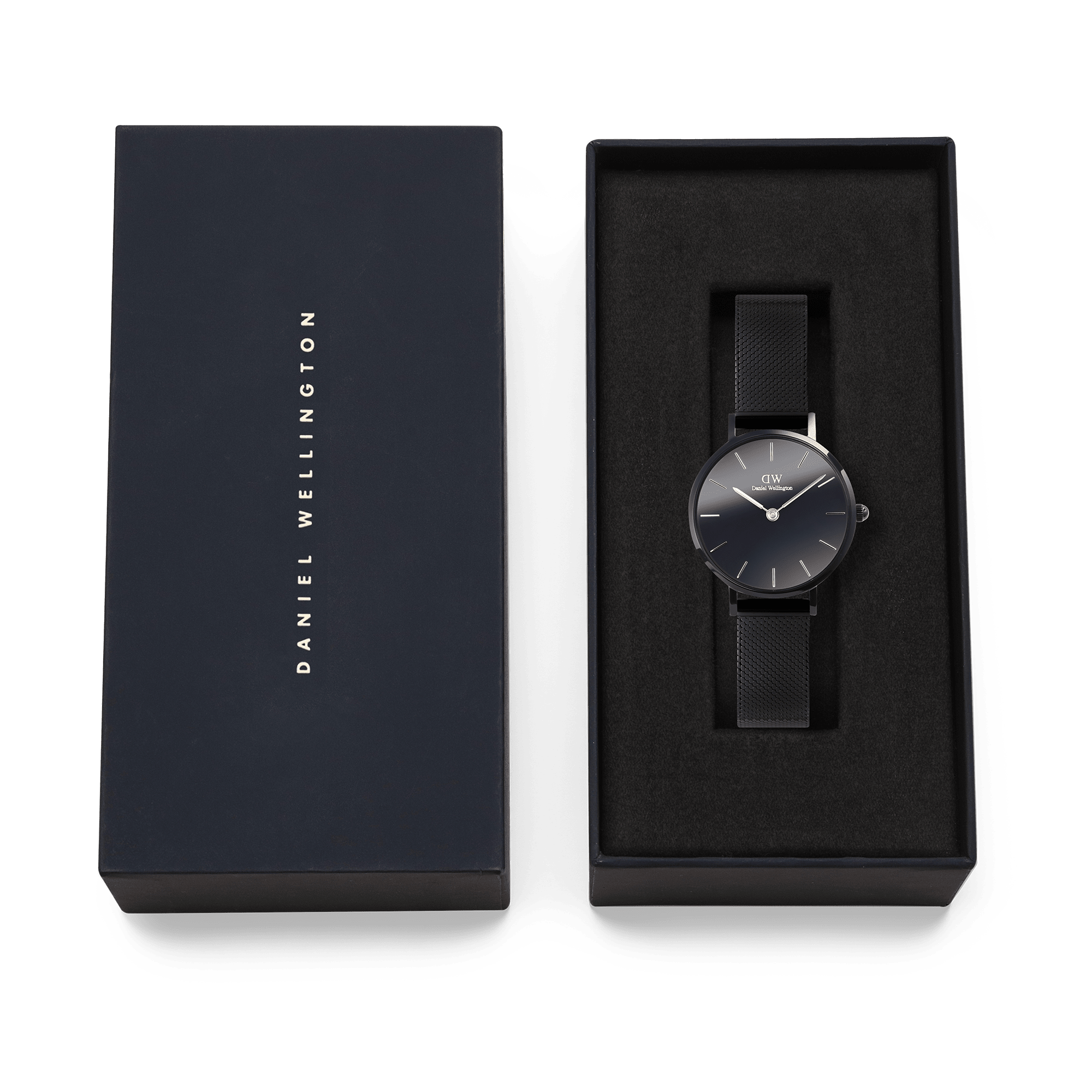 DW Petite Reflection Black Watch