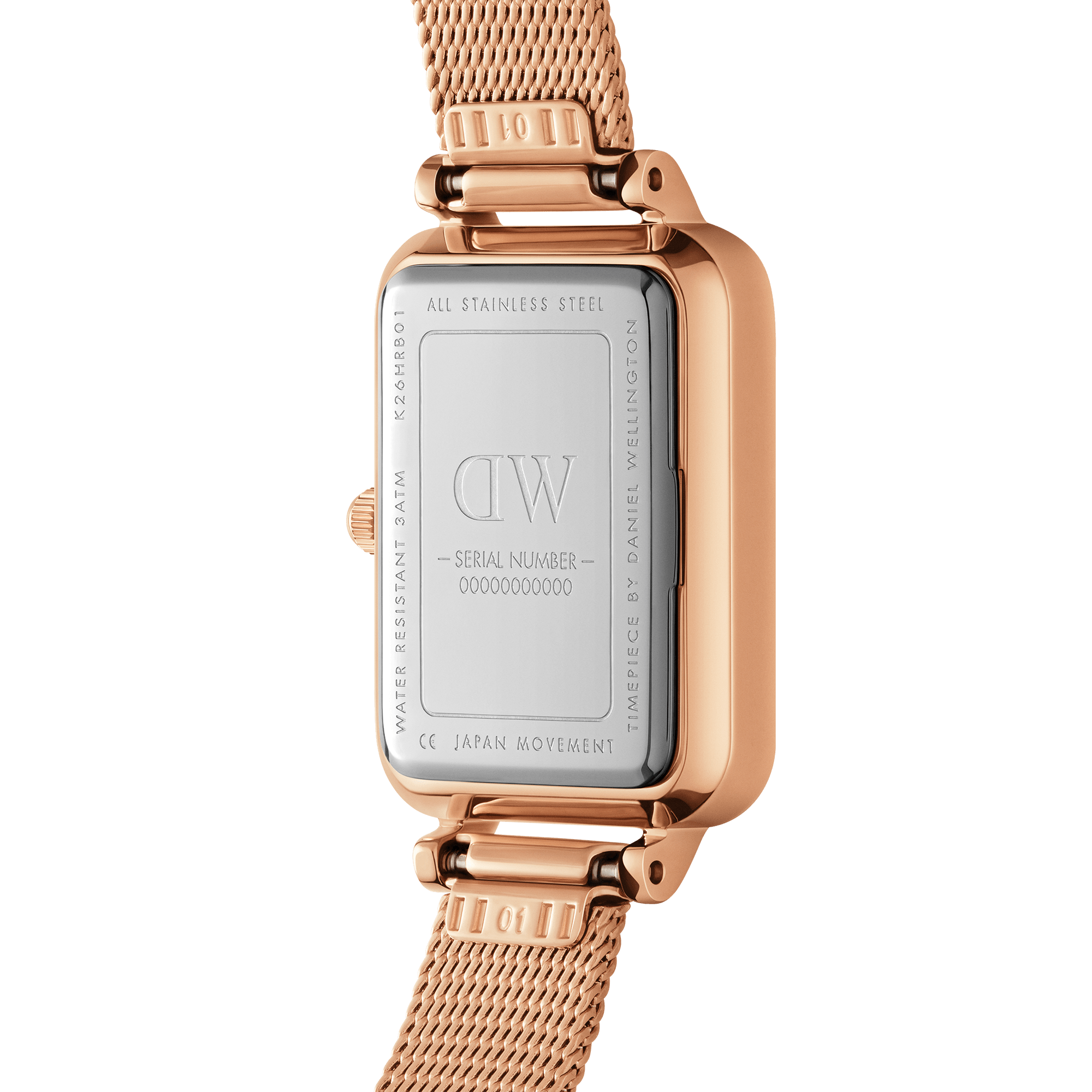DW Quadro Roman Numerals Melrose Watch