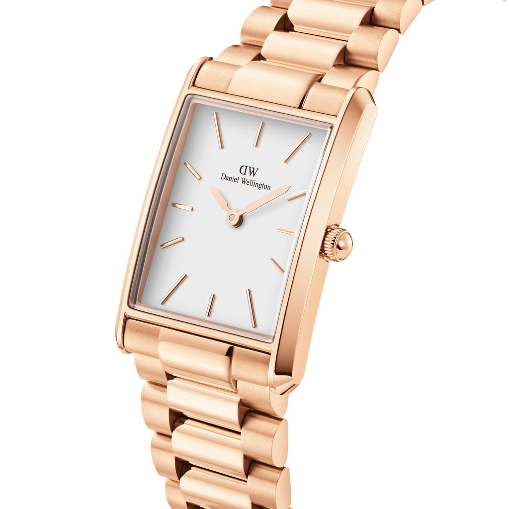 DW Bound 3-Link Rose Gold Watch