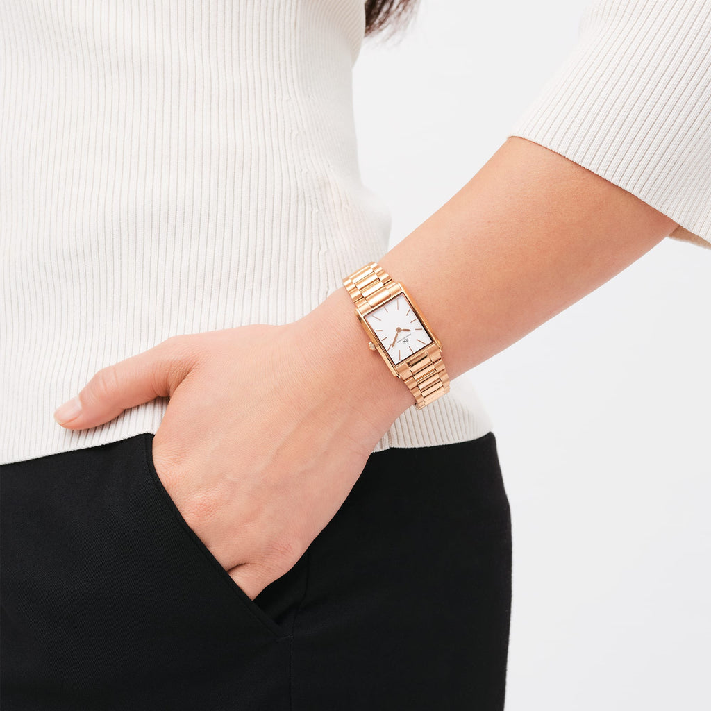 DW Bound 3-Link Rose Gold Watch