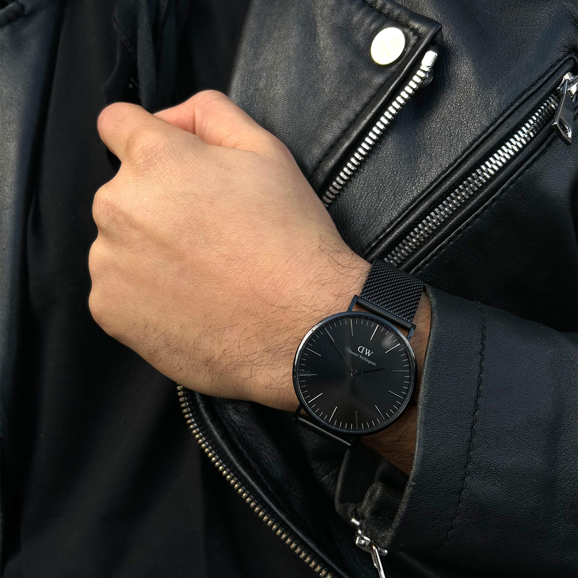 DW Classic Mesh Onyx Black Watch