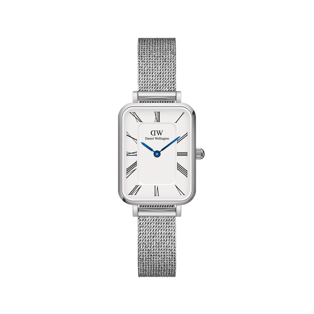 DW Quadro Roman Numerals Sterling Watch