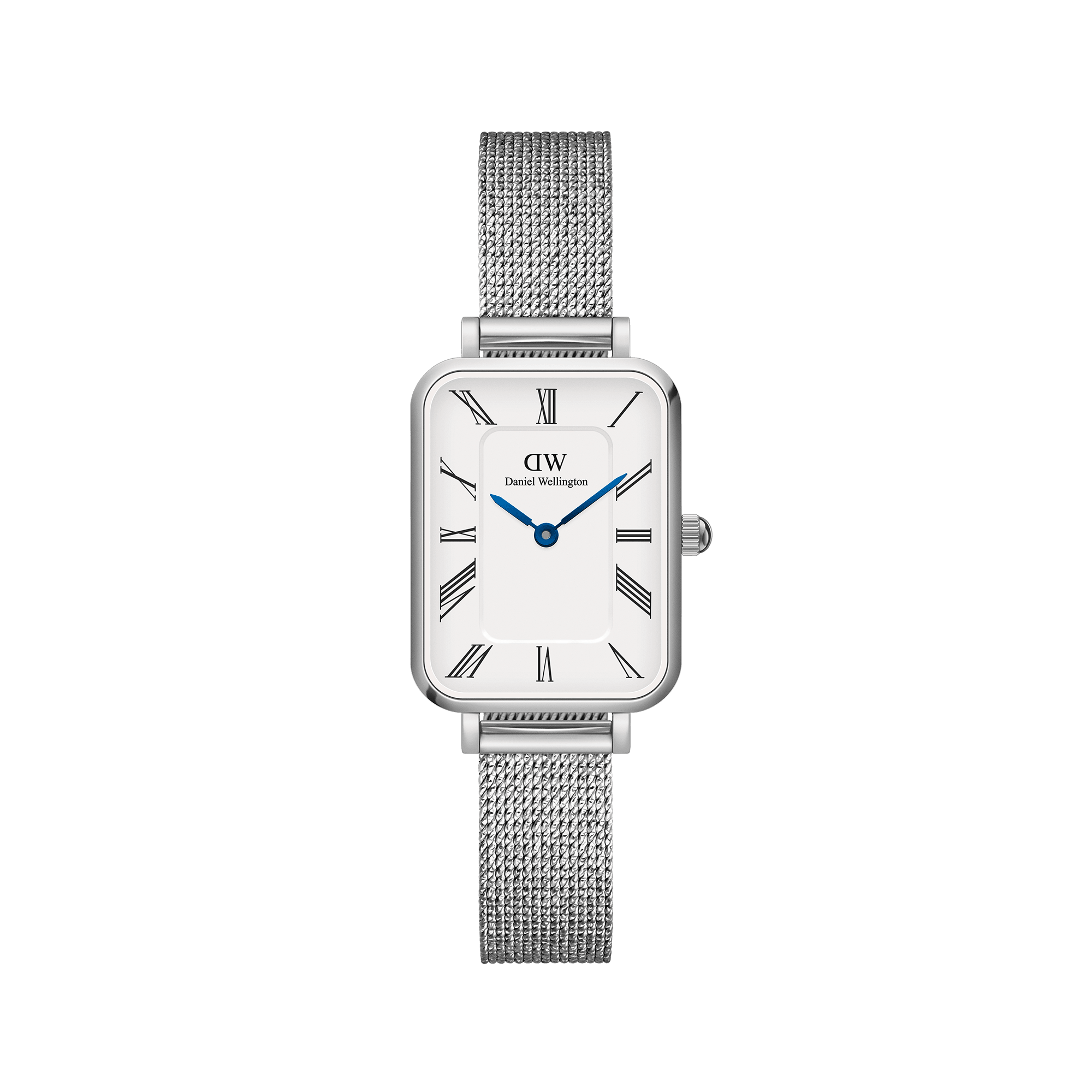 DW Quadro Roman Numerals Sterling Watch